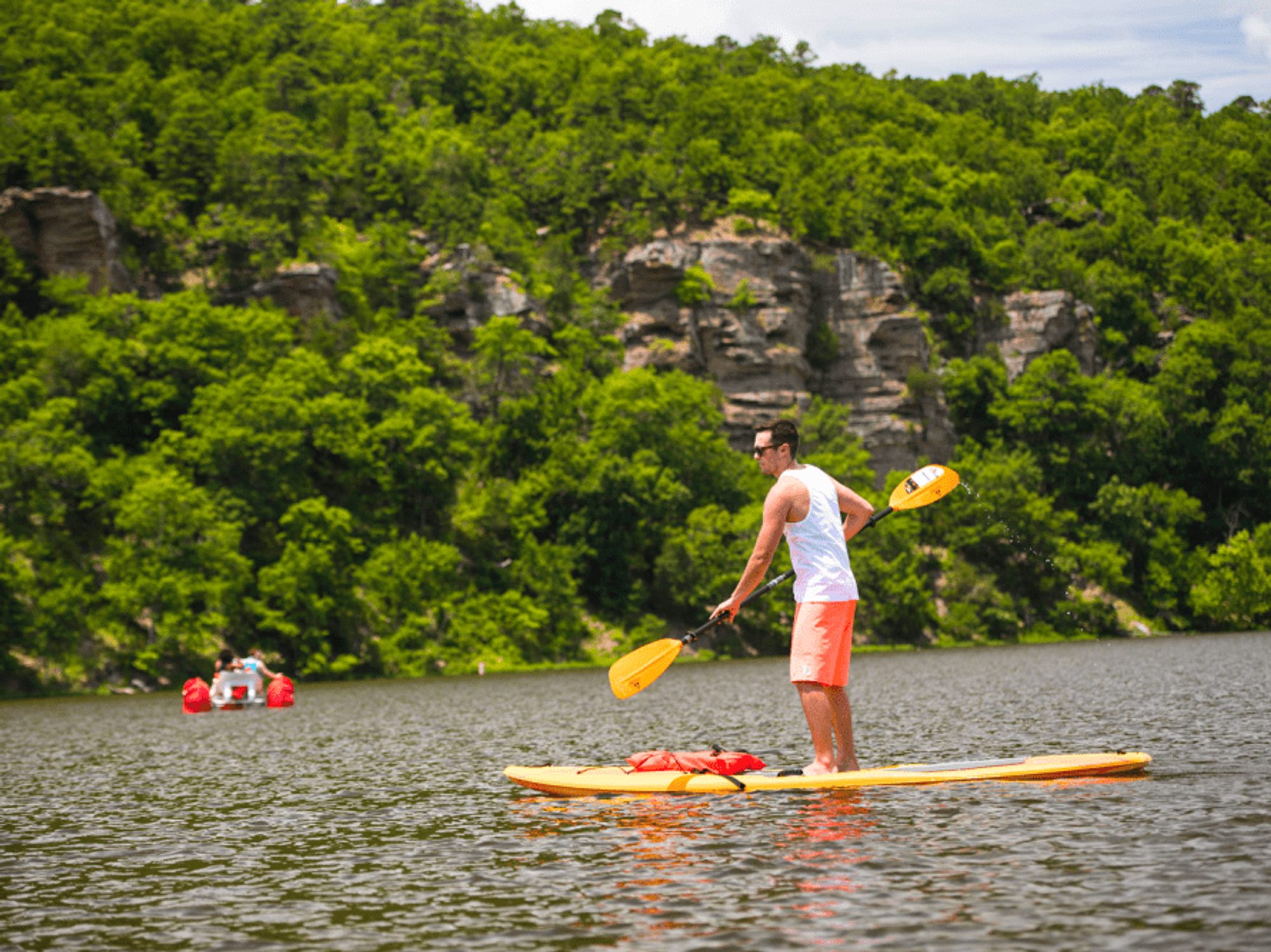 Those who love water are in luck at Broken Bow Lake in Beavers Bend State Park.