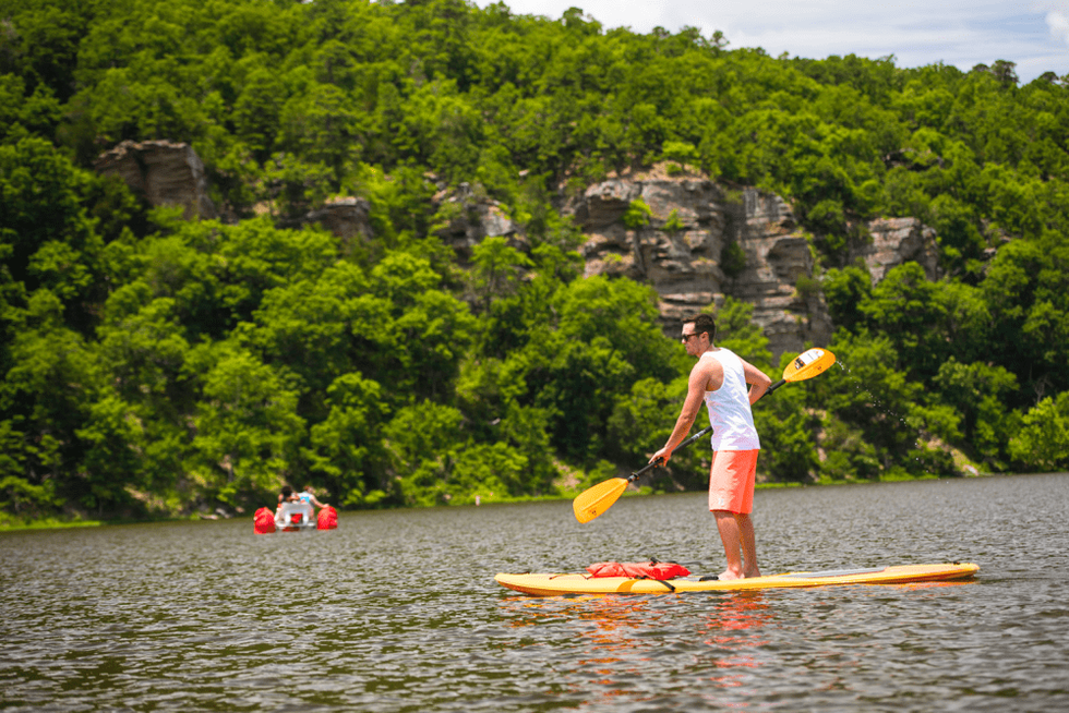 Those who love water are in luck at Broken Bow Lake in Beavers Bend State Park.