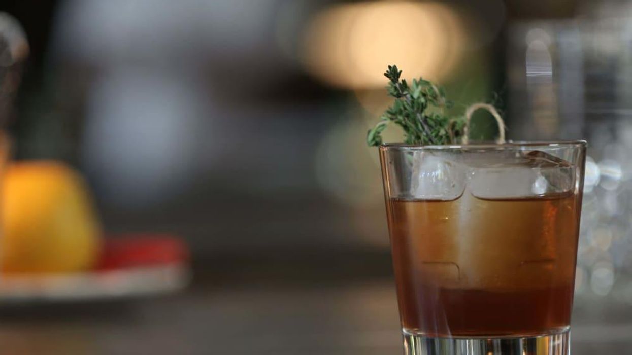 Thyme Out Old Fashioned by Dallas bartender Reed Bairstow