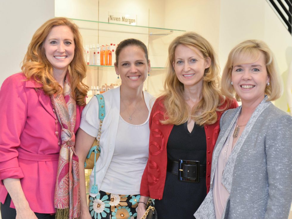 Tiffany Divis, Angie Kadesky, Lynn McBee, Christie Carter, Can Do Kickoff at Tootsies