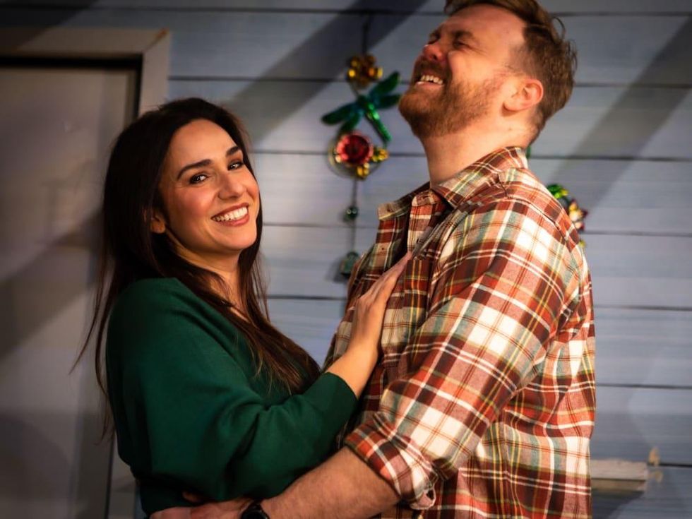 Tiffany Solano and Ian Ferguson in Maytag Virgin