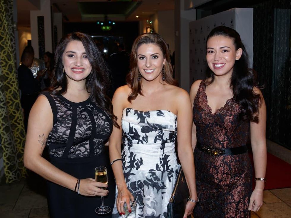 Tina Garcia, Sarah Hampton, Alice Nolen, Autumn Ball 2017