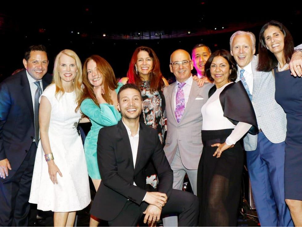 Todd and Stephanie Anderson, Megan McManemin, Kimberley Elting, Stewart Cohen, Arun and Koshi Dhingra, Jeff and Regen Fearon, Justin Guarini