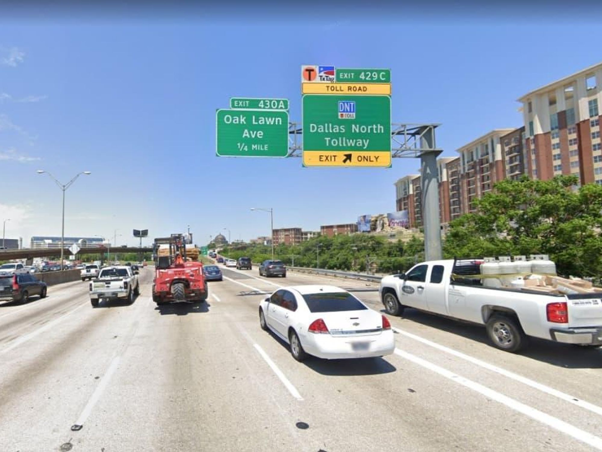 Getting onto the Tollway from downtown Dallas is about to be bonkers ...