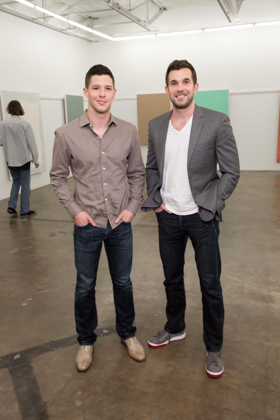 Tom Coal, Clay Stamson at Dan Rees Opening Reception