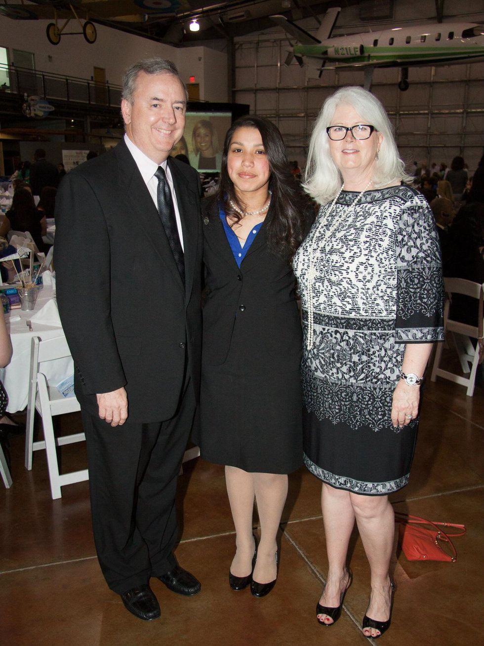 Tom Falk, Cecilia Garza, Karen Falk, boys and girls club, tops