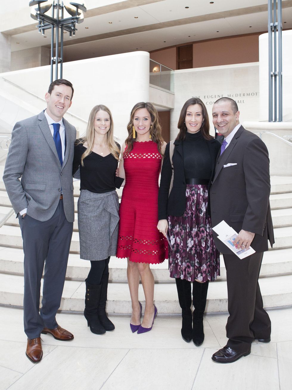 Tommy Somerville, Nicole Somerville, Megan Somerville, Shannon Ajami, Ahmad Ajami, LLS luncheon