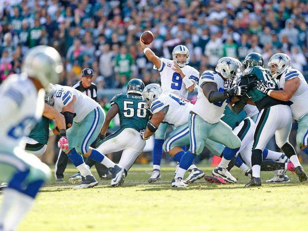 Tony Romo of the Dallas Cowboys