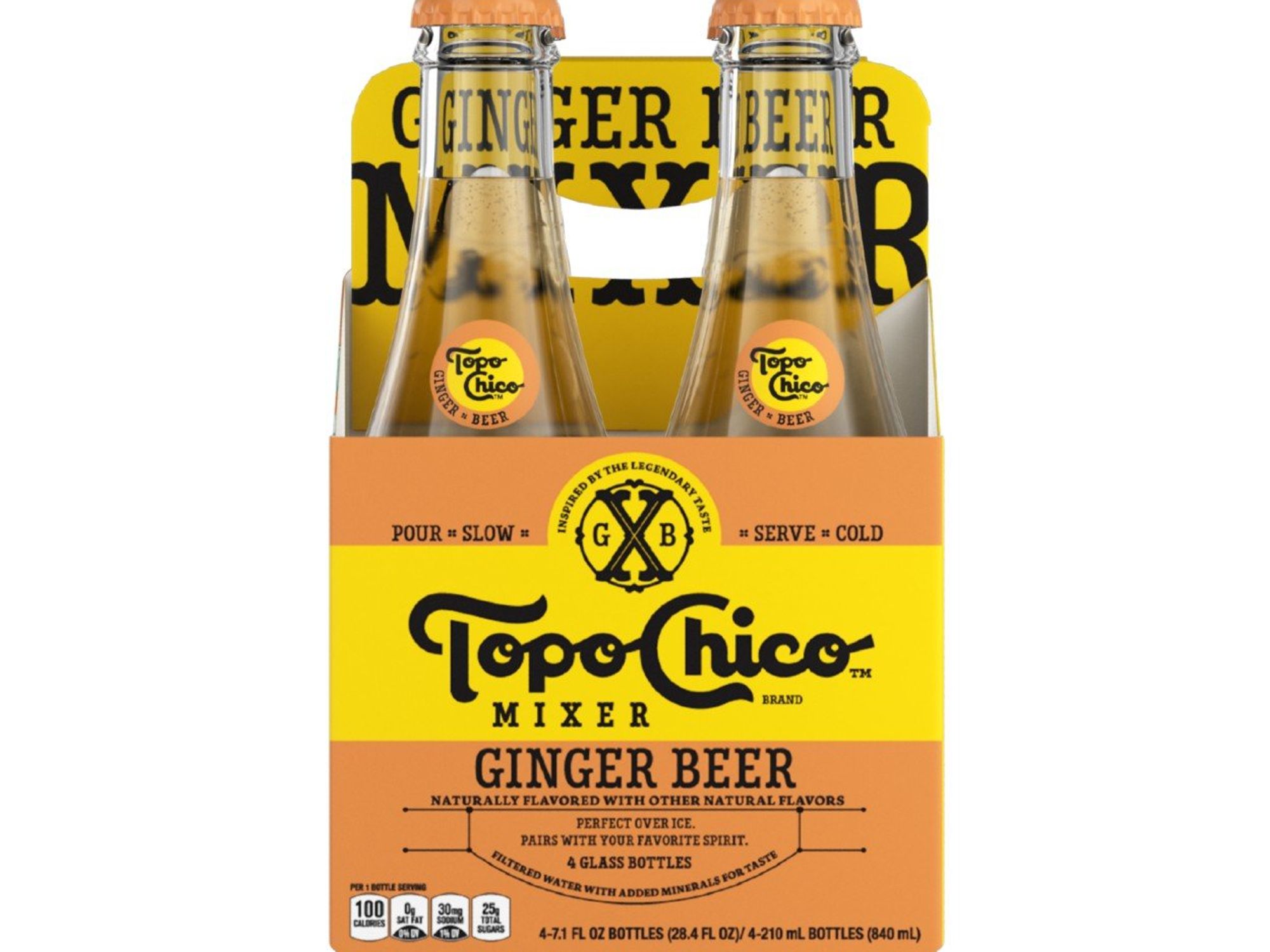 Topo Chico ginger beer
