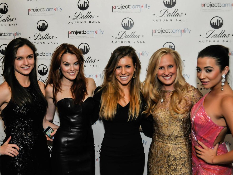 Tori Richard, Alex Williamson, Michelle McAdam, Frances Mitchell, Katie Chu, Dallas Autumn Ball, Hotel ZAZA