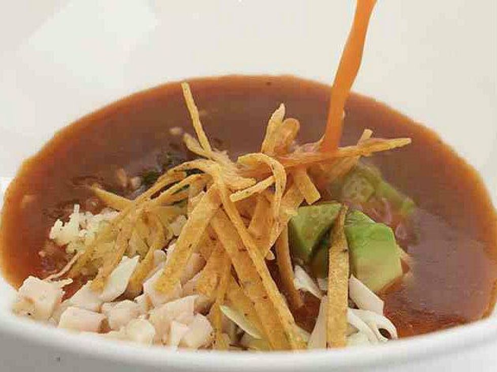 Tortilla soup, Fearing's, Ritz Carlton