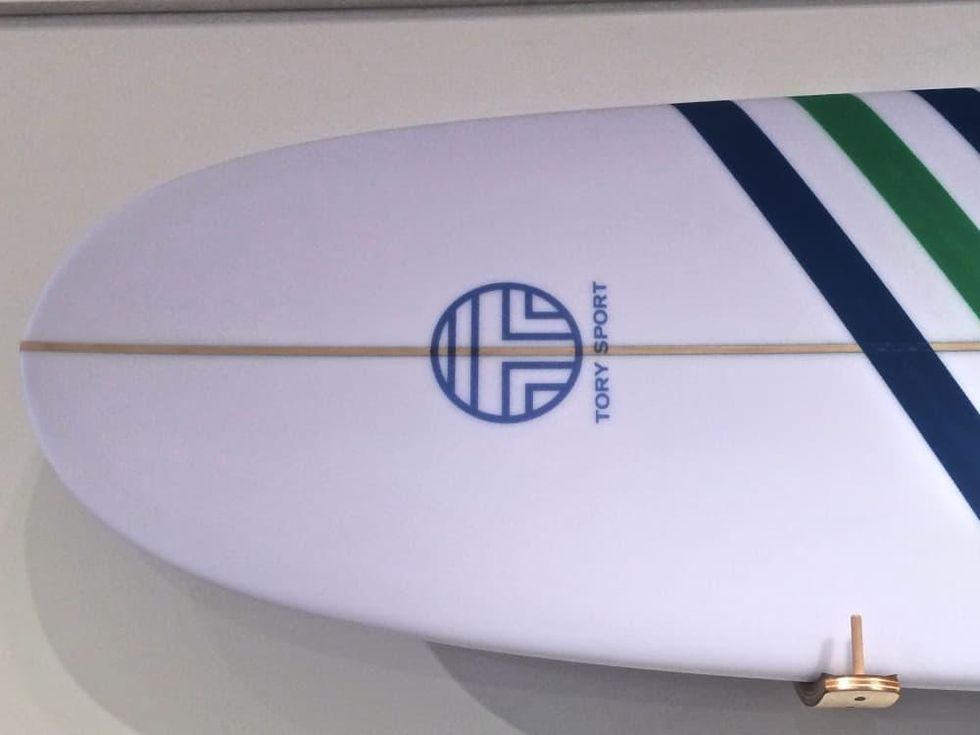 Tory Burch Sport 2015 surfboard
