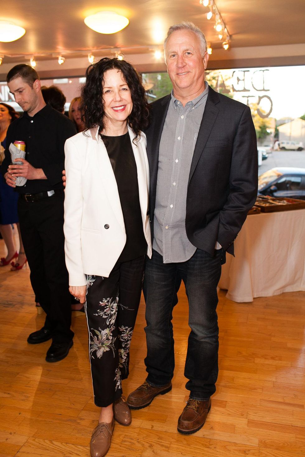 Tracy Hayes, Van Hayes at Dear Clark Launch Party