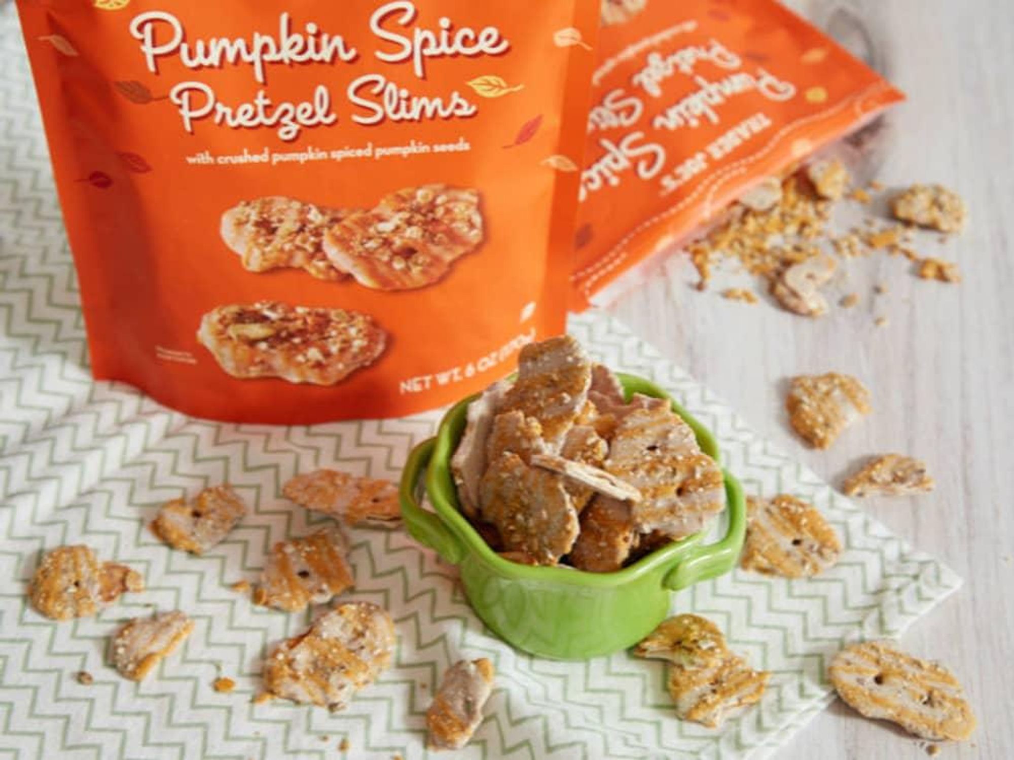 Trader Joe's pretzel slims pumpkin