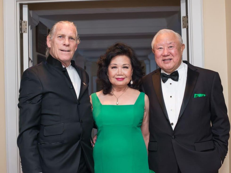 Trammell S. Crow, Mary Ku, Dr. Charles Ku CultureMap Dallas