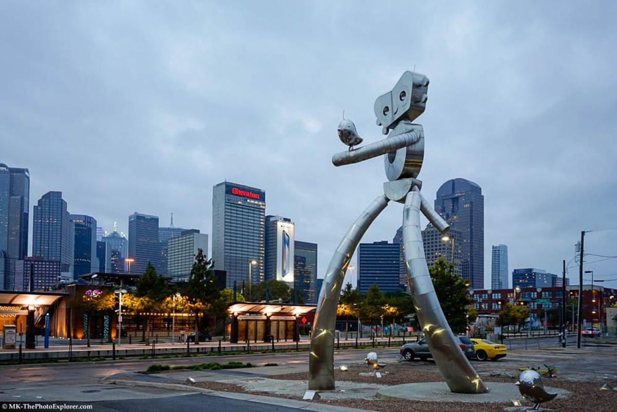 DART's Deep Ellum station in the background will stay as is