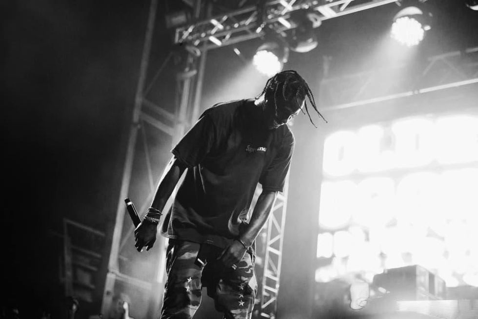 Travis Scott performs at the 2016 Mala Luna Fest.