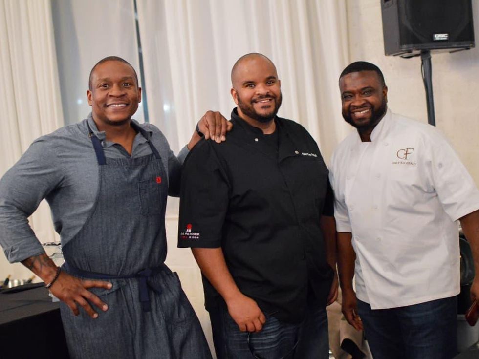 Tre Wilcox, Ken Patrick, Fitzgerald Dodd, Symphony of Chefs 2018