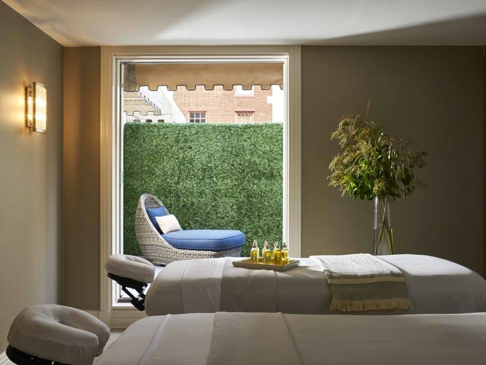 Treatment room at Spa Adolphus in Dallas