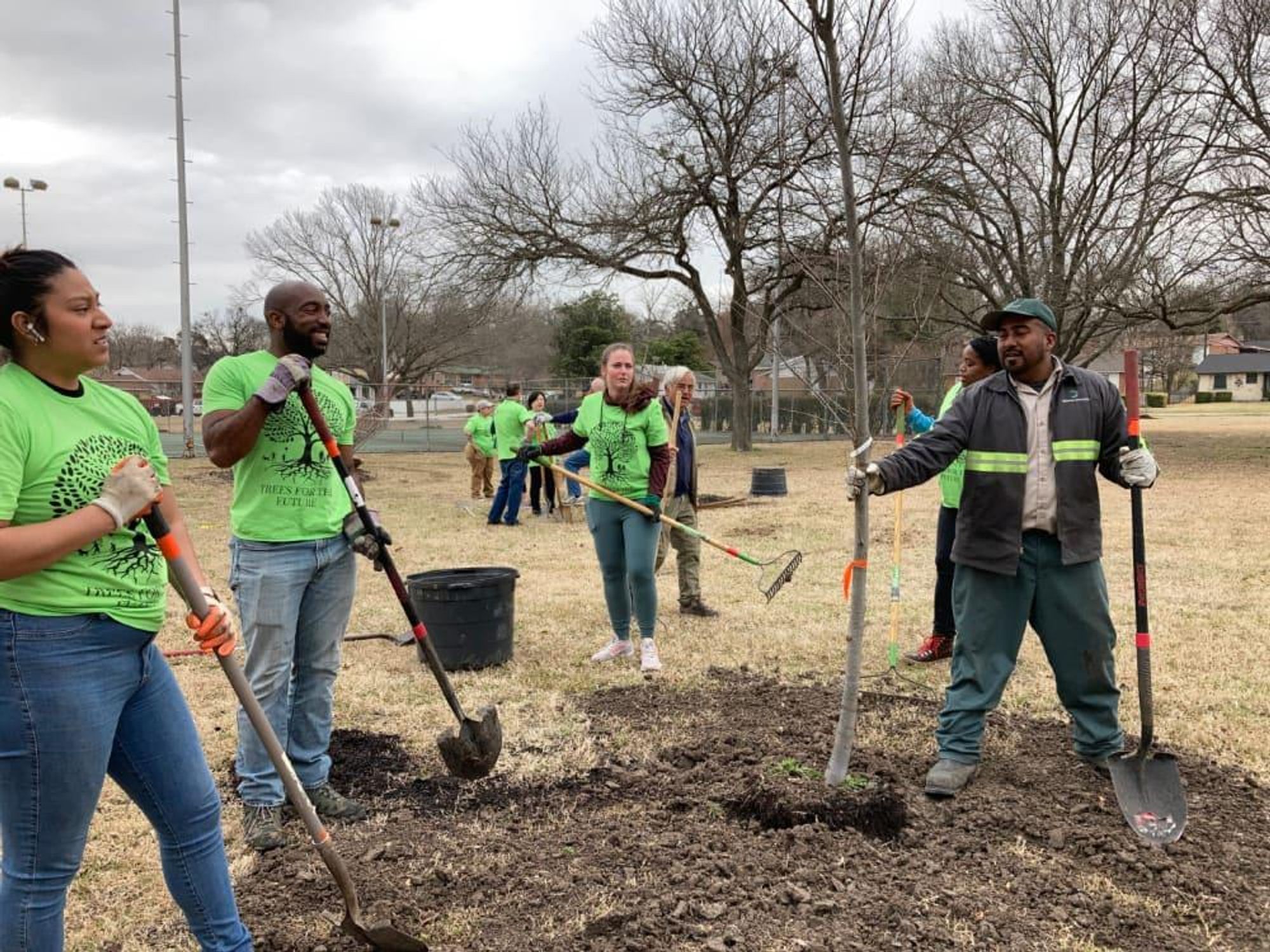 tree planting college park