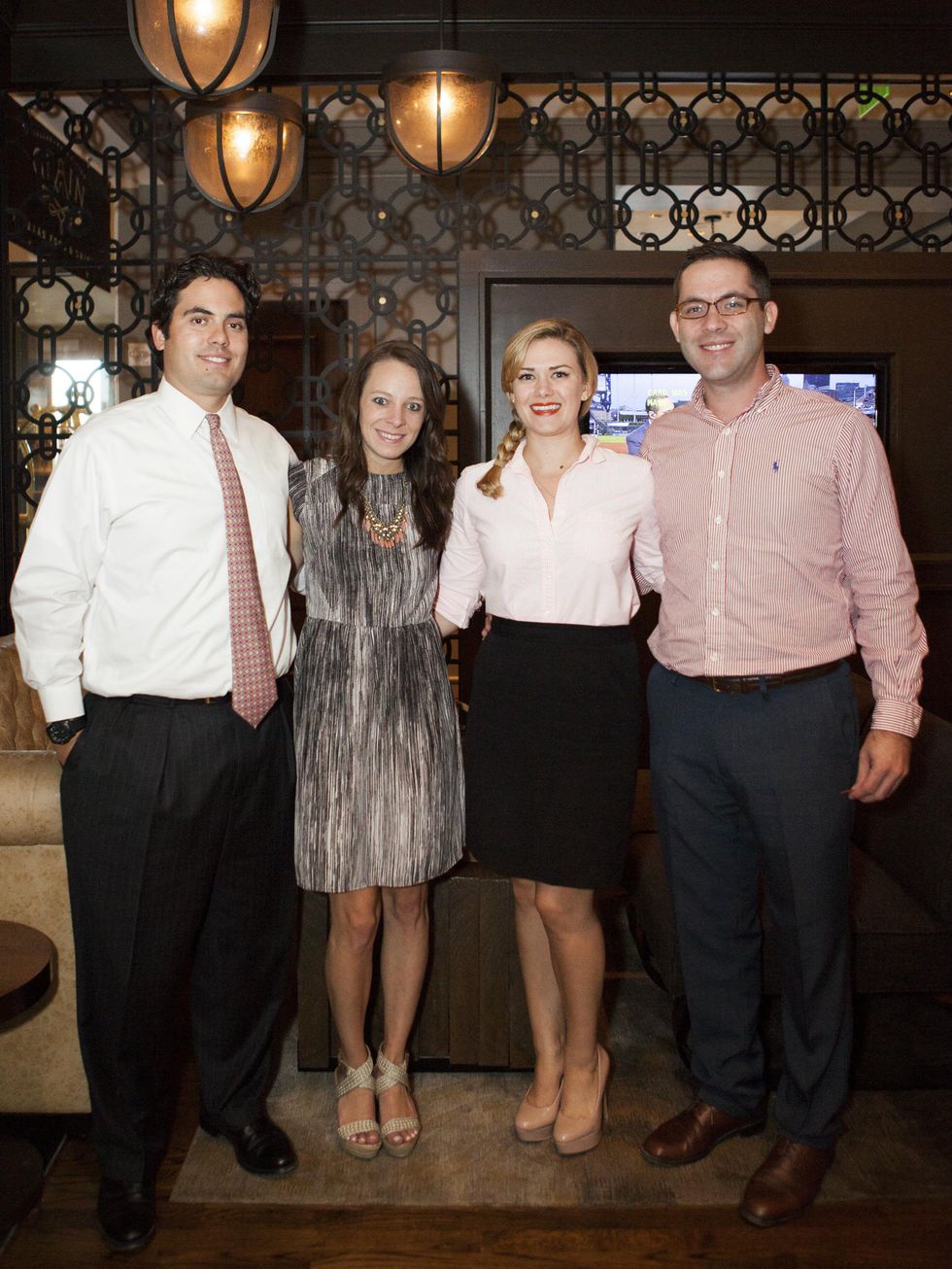 Trey Adams, Kate Cheatham, Shannon Jenkins, Brian Kirksey at MS On the Move kickoff 2014