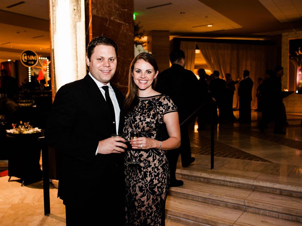 Trey Bowles, Taylor Bowles at Crystal Charity Ball 2013
