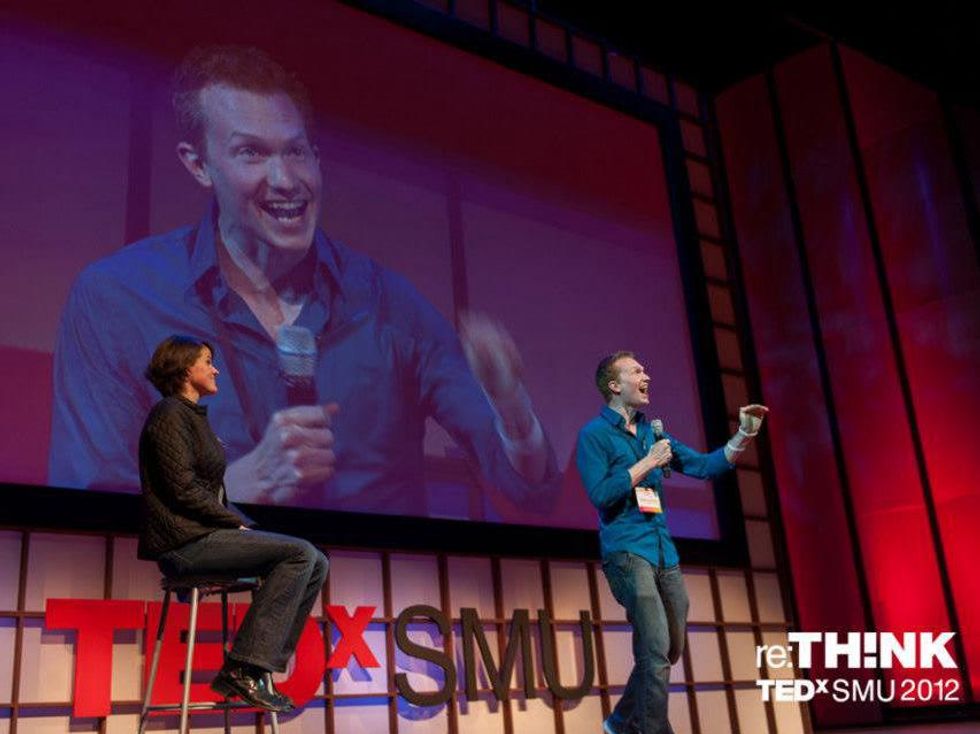Trigg Watson Burrage and Courtney Ferrell TEDxSMU: ReThink