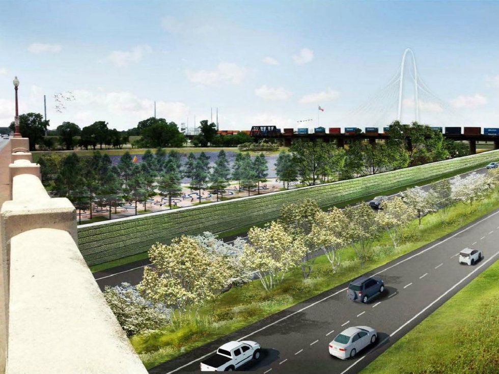 Trinity toll road sketch