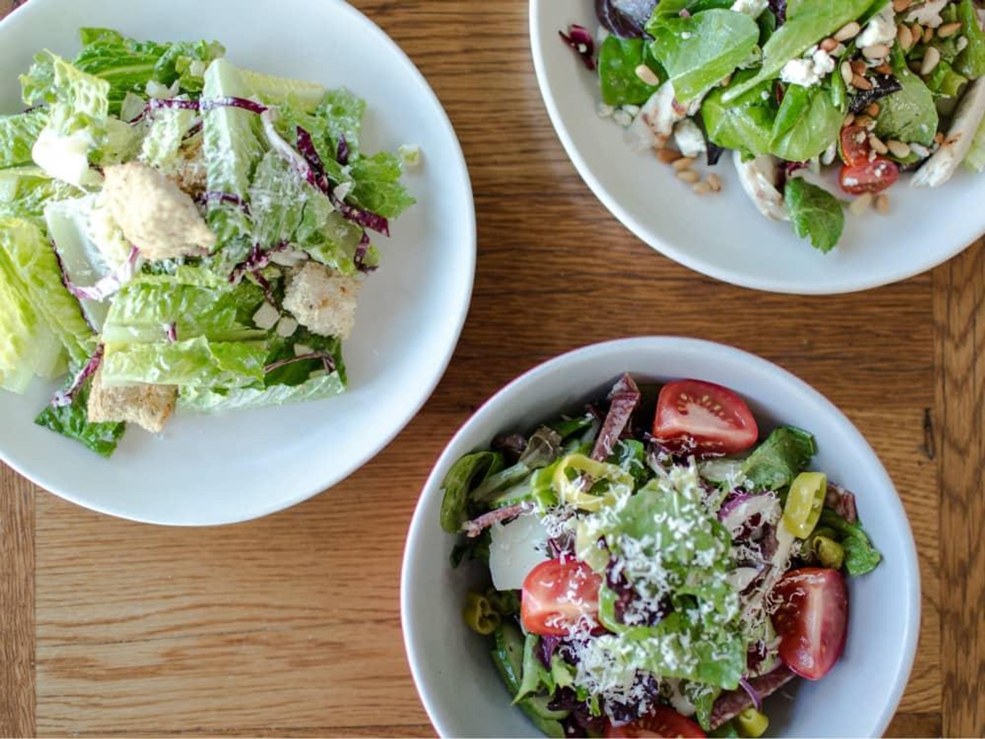 Trio of salads