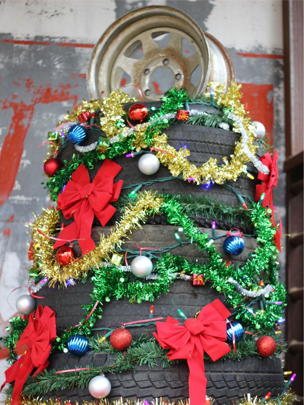 Truck Yard Christmas Tree