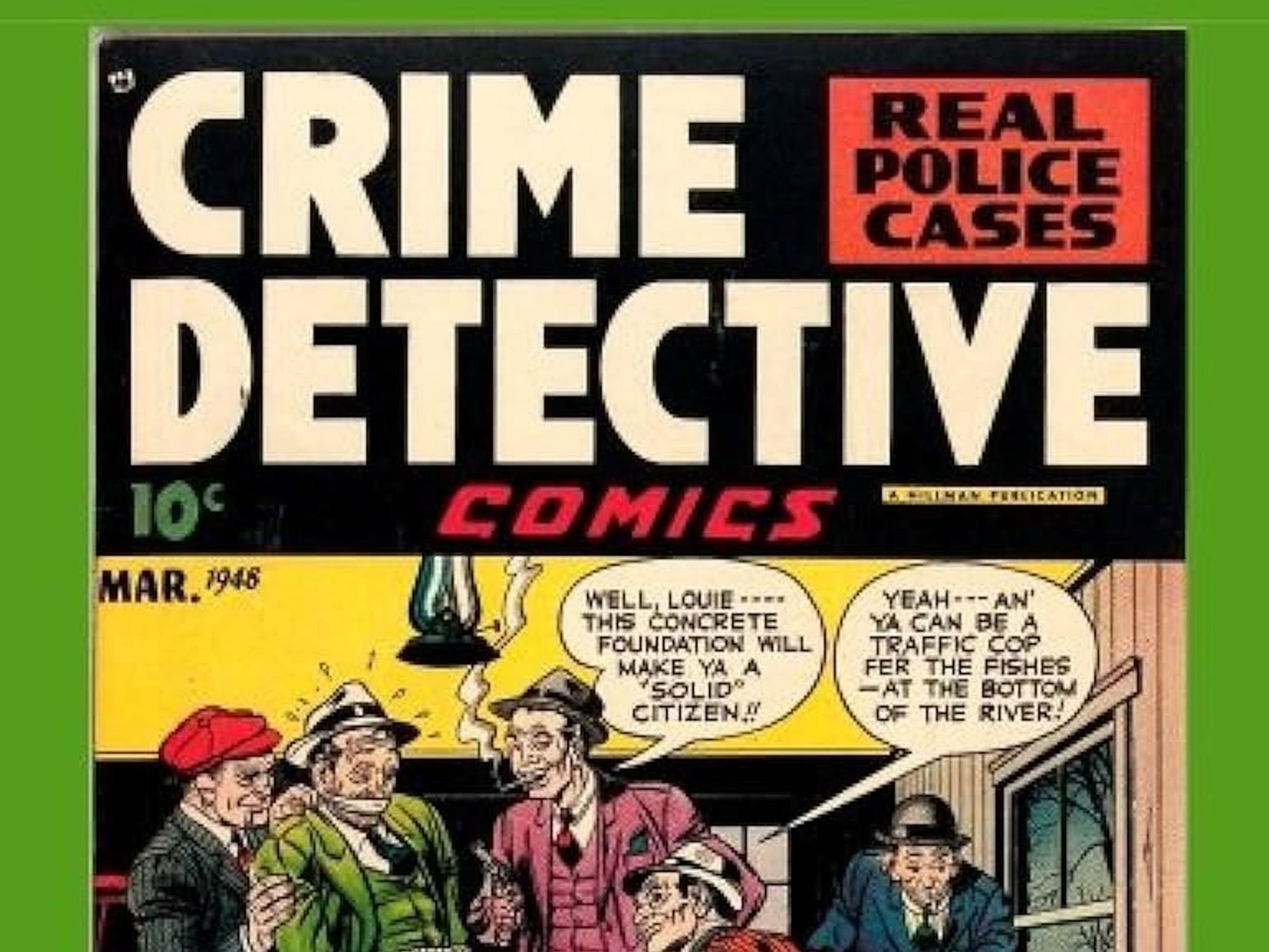 True Crime comic book