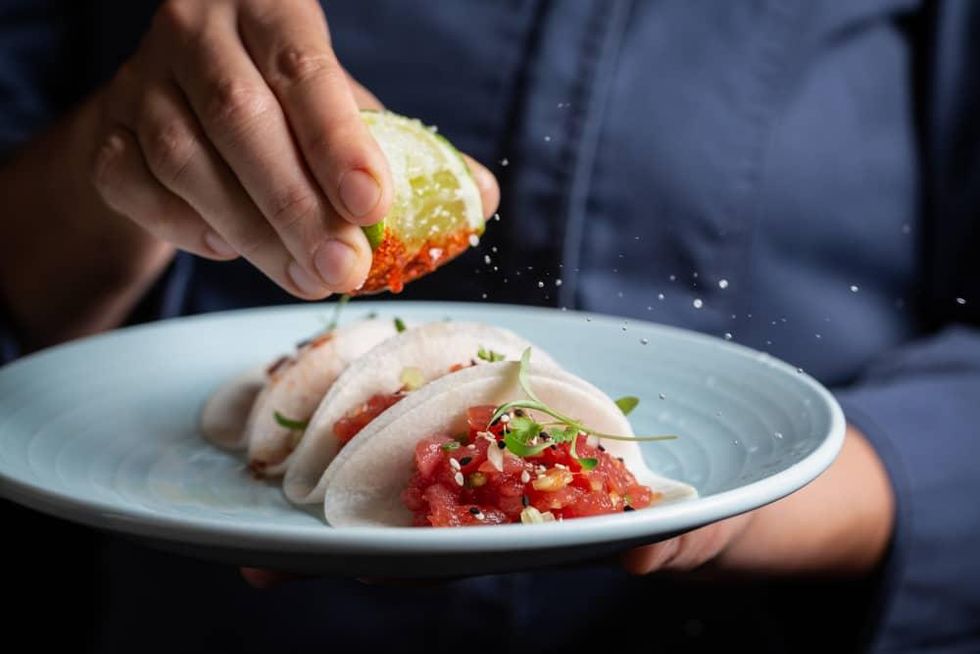 Tuna tartar tacos from Ciclo