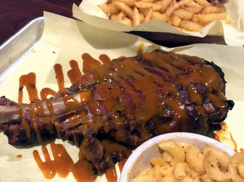 That's a tender turkey leg. CultureMap Dallas