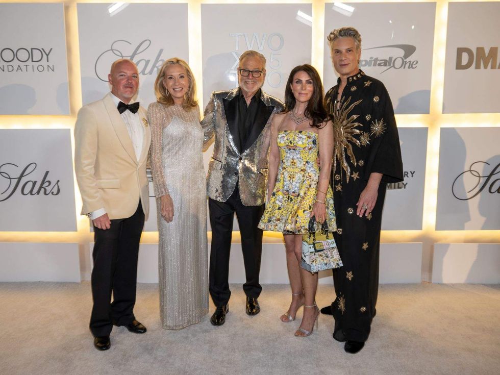 Two x Two Gala 2024, \u200bDavid Nash, Cindy Rachofsky, Howard Rachofsky, Lisa Zabelle, Cameron Silver
