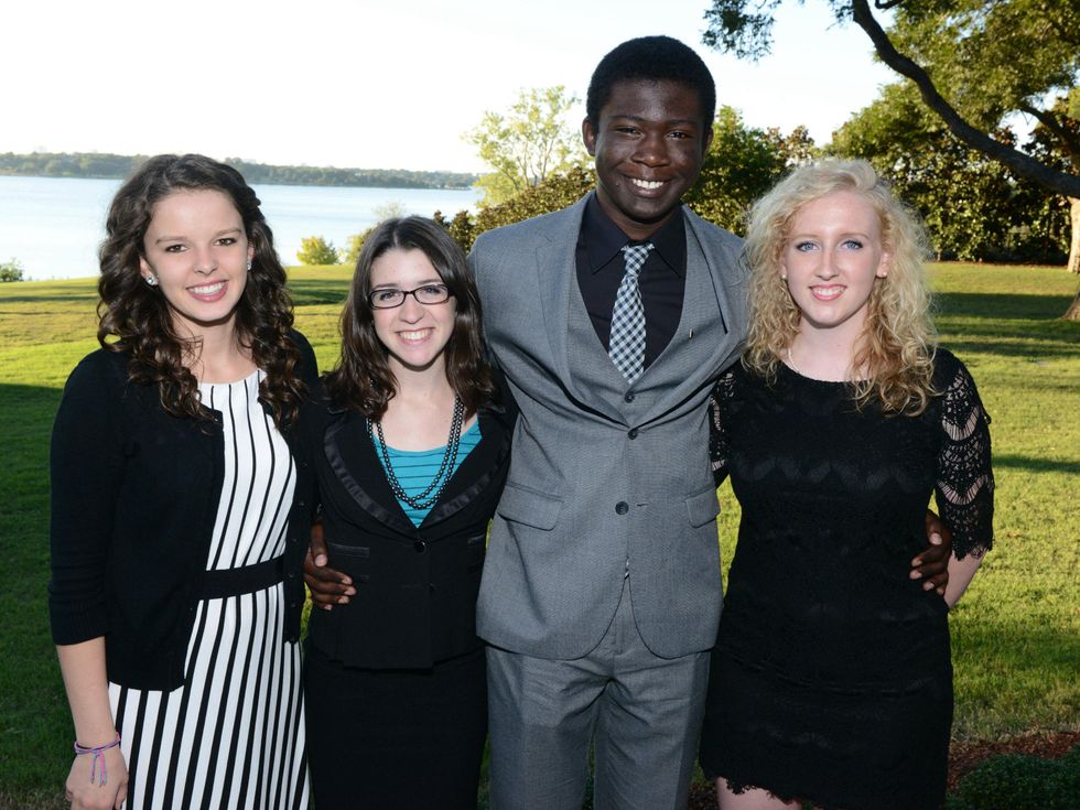 TWU Students: Ronni Boyer, Katie Kellett, Kofi Cheremateng, and Katherine Carr
