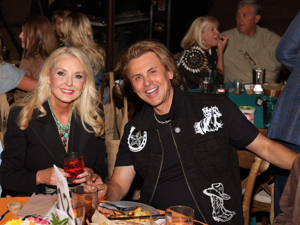 \u200bLibby Hunt, Jonathan Cheban, Farrah Fawcett Foundation Tex-Mex Fiesta 2024