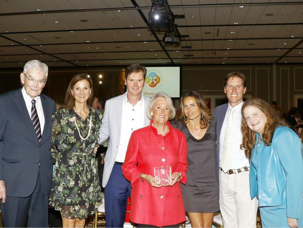 \u2013 Partners for Children Award recipients: John Bitzer, Leslie Needleman, Jason Needleman, Mary Ella Bitzer, Meredith Needleman, Josh Needleman and Paige McDaniel, president and CEO, Community Partners of Dallas
