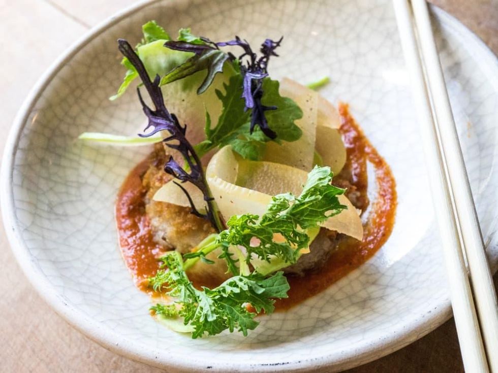 Uchi Houston sake social hour pork rilette