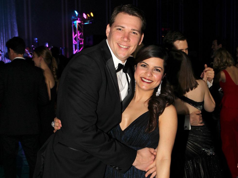 \ufffcTyler Perkins and Shivangi Pokharel, jld ball 2014