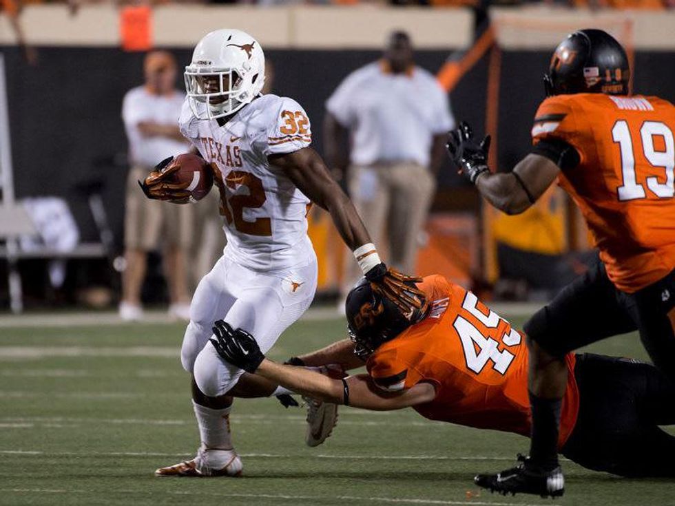 University of Texas Longhorns versus Oklahoma State Cowboys