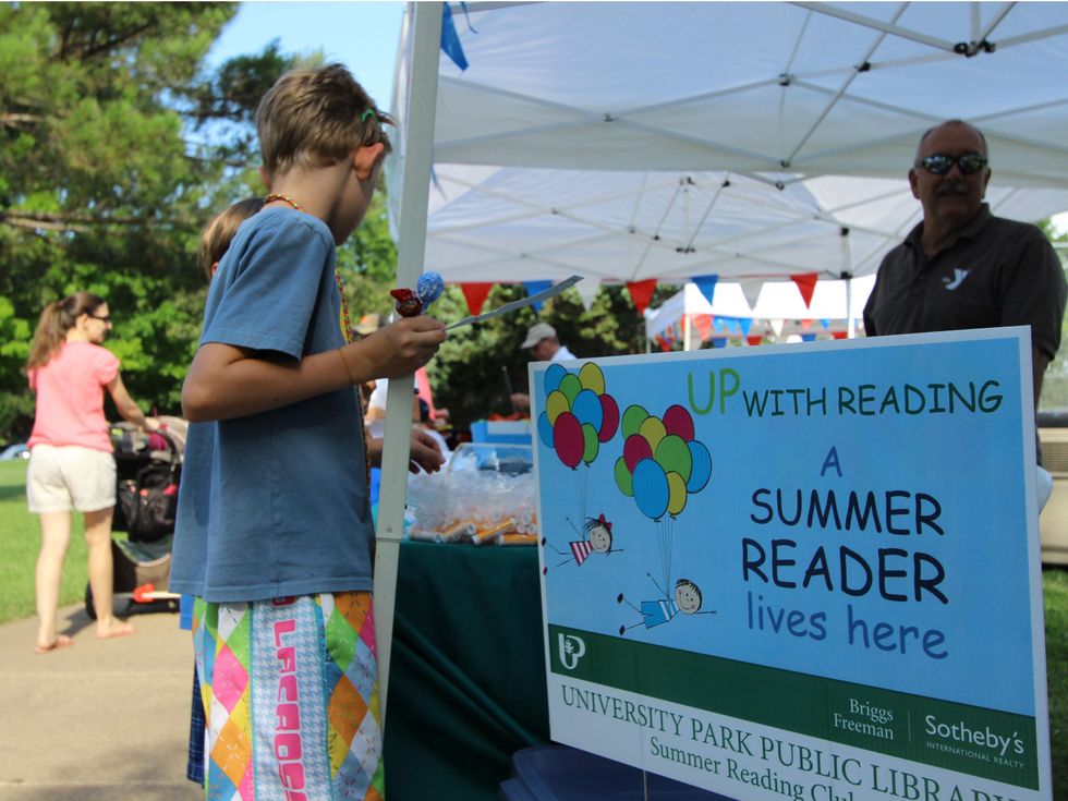University Park summer reading program