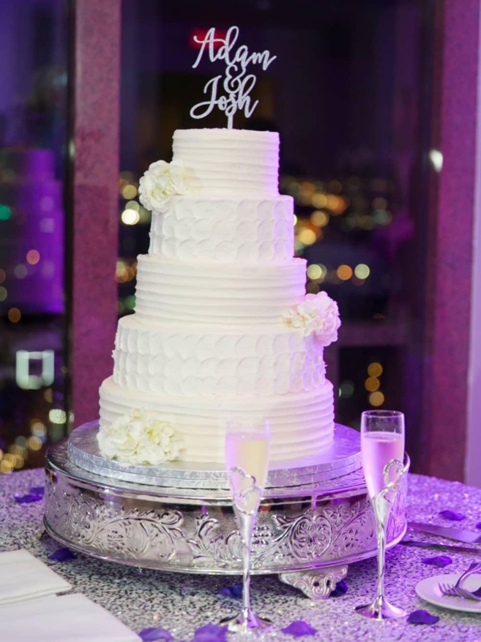 Upshaw wedding, cake