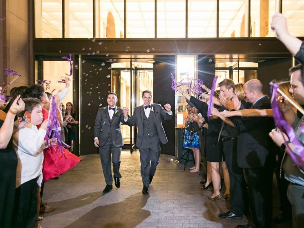 Upshaw wedding, exit