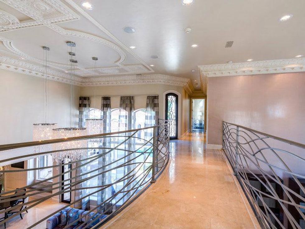 Upstairs walkway at 9625 Preston Rd. in Dallas