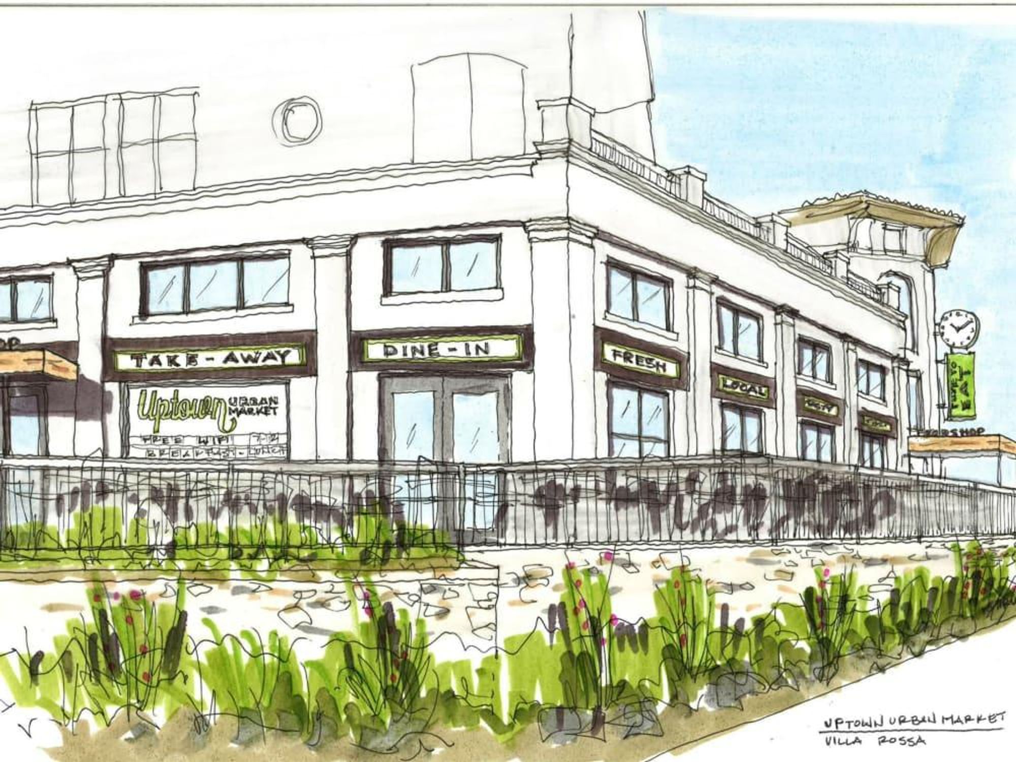 Uptown Urban Market rendering