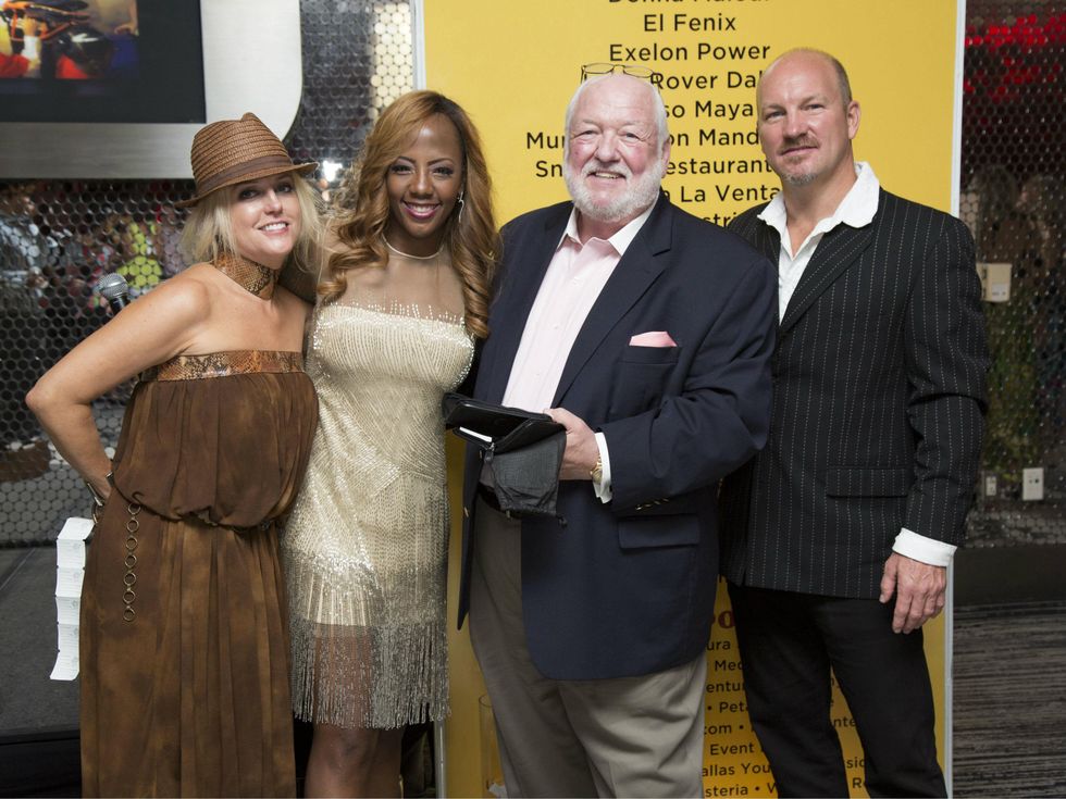 Valerie Karns, Gail Warrior, Richard Carlson, Mike Karns, Deals and Dreams Casino Party