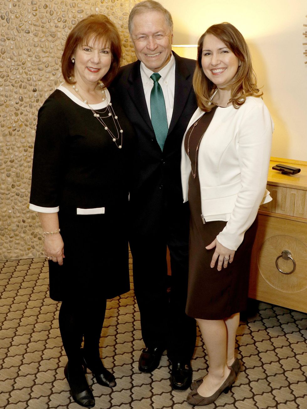 Vanita Halliburton, President, Grant Halliburton Foundation; Alan Halliburton, Amy Halliburton-McCloskey, becon of hope luncheon