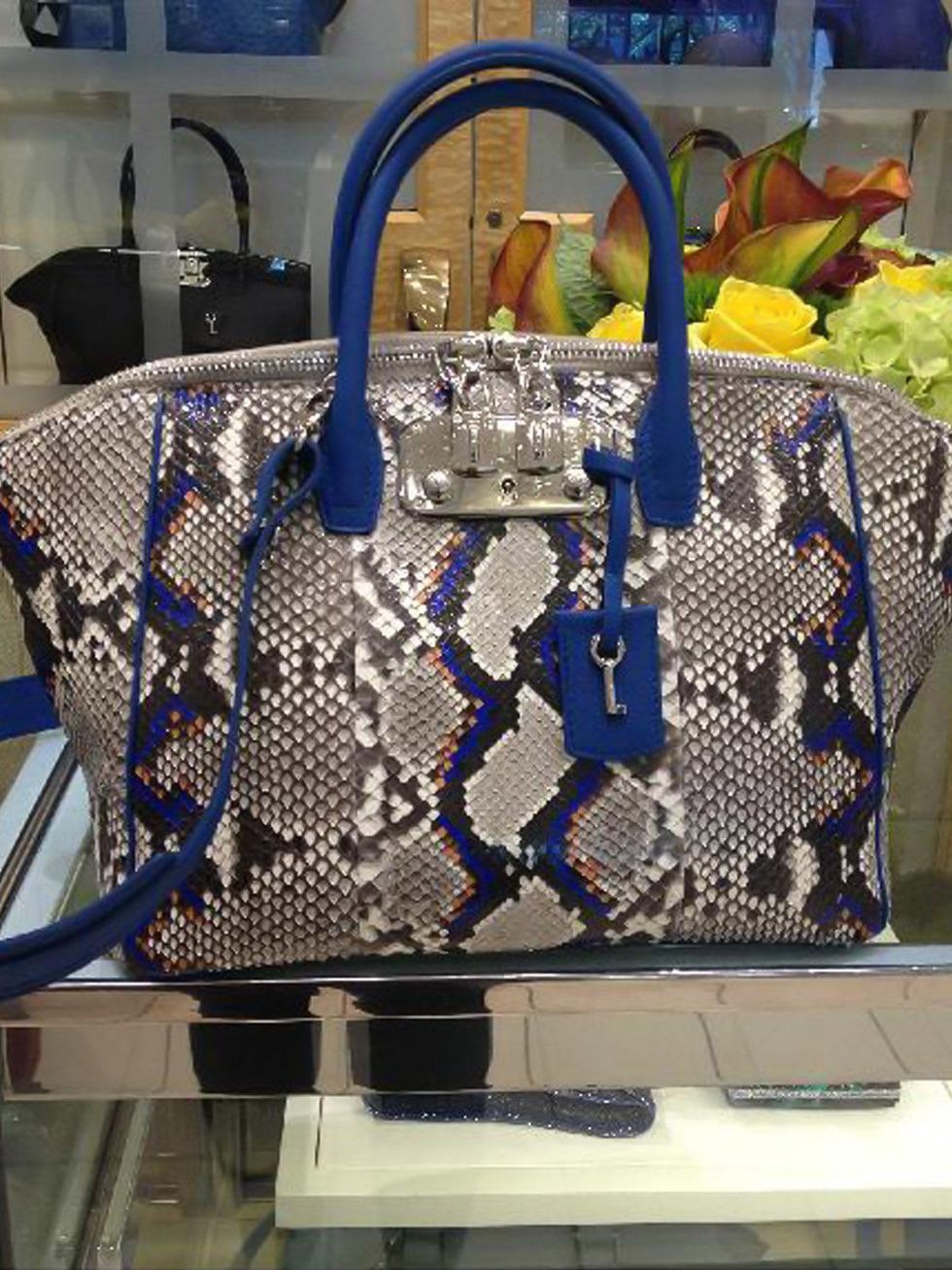 VBH snakeskin handbag