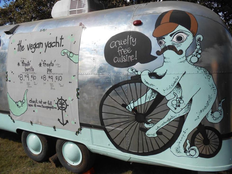 Vegan Yacht food trailer in Austin