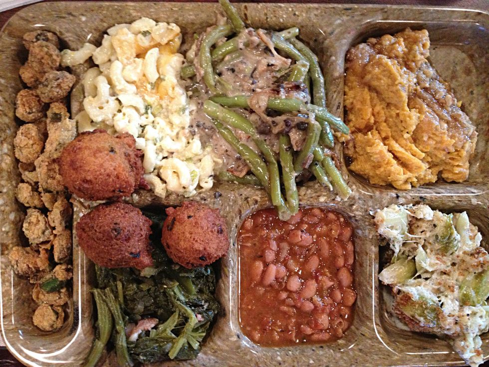 Veggies at Slow Bone restaurant in Dallas